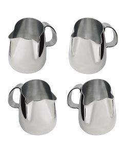 Lattiera a due becchi Revolution Duet per latte art con becchi a 90°