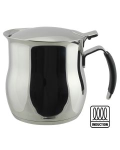 Caffettiera Omnia per induzione in acciaio inox 18/10 con astuccio