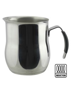 Lattiera Omnia per induzione in acciaio inox 18/10 con fascia