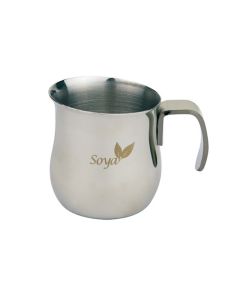 Lattiera Omnia in acciaio inox 18/10 con logo soya tazza 1