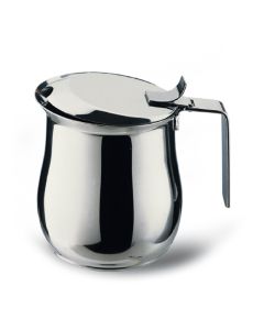 Lattiera-Cremiera Mignon con coperchio in acciaio inox 18/10