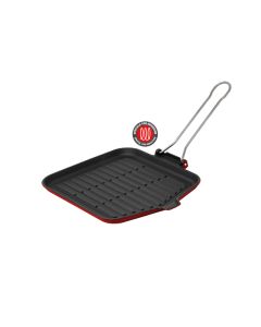Bistecchiera Dietella Induction per induzione in ghisa quadrata cm 24x24