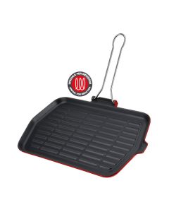 Bistecchiera Dietella Induction per induzione rettangolare in ghisa cm 23x36