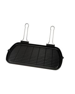 Bistecchiera Maxidietella rettangolare in ghisa cm 27x50