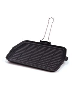 Bistecchiera Dietella Chef rettangolare in ghisa cm 28x36
