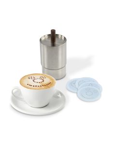 Decorspargi con 4 dischi in acciaio inox 18/10 cl 30