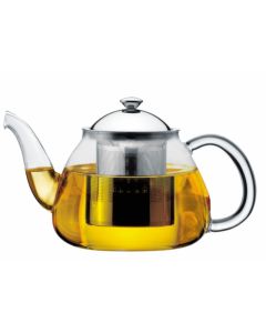Teiera/Infusiera in vetro borosilicato con filtro in acciaio inox 18/10
