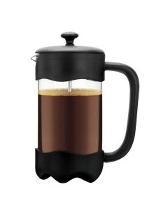 Caffettiera/Teiera in vetro borosilicato con pressofiltro e stantuffo in acciaio inox 18/10