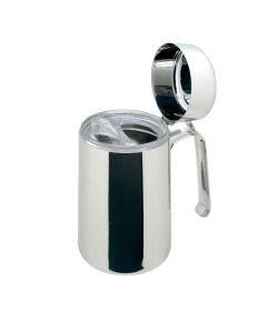 Oliera con dosatore salvagoccia in acciaio inox