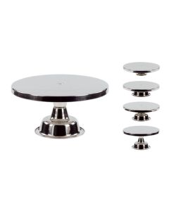Alzata con altezza variabile in acciaio inox