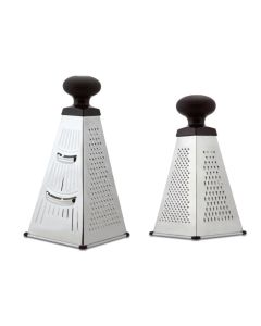 Grattugia universale a piramide con 4 facce in acciaio inox