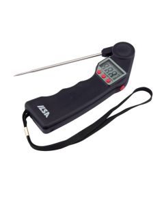 Termometro digitale professionale in ABS con sonda regolabile in acciaio inox 18/10 cm 11,5