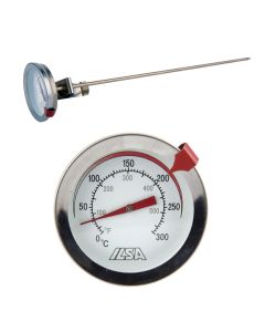 Termometro professionale da cucina per fritti e arrosti con sonda in acciaio inox 18/10 cm 30