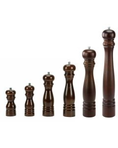 Macinapepe/sale in legno con macina in ceramica