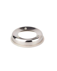 Base per bastardella in acciaio inox 18/10 con guarnizioni antiscivolo in silicone