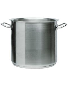 Pentola per induzione con 2 maniglie in acciaio inox 18/10