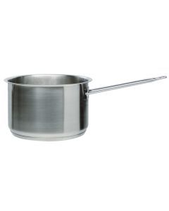 Casseruola alta per induzione con 1 manico in acciaio inox 18/10