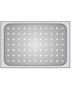 Bacinella GN 1/1 forata in acciaio inox 18/10