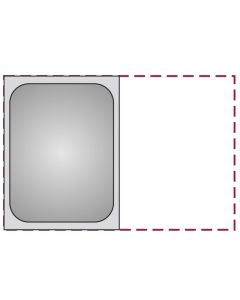 Teglia GN 1/2 in acciaio inox 18/10