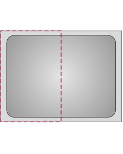 Teglia GN 2/1 in acciaio inox 18/10