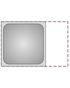 Teglia GN 2/3 in acciaio inox 18/10