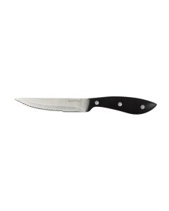 Blister 6 coltelli bistecca jumbo tuttiXuno con ½ lama dentata in acciaio inox e manico rivettato