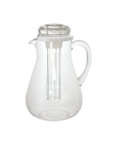 Caraffa Smeralda con coperchio in MS e refrigeratore in policarbonato