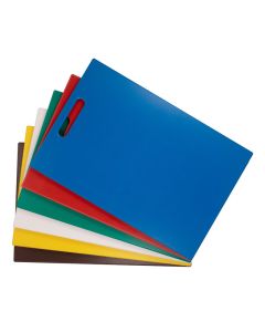 Set 6 Taglieri in HDPE con maniglia, spigoli e bordi raccordati cm 45x30