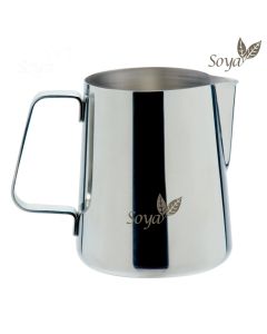 Lattiera cappuccino Easy con logo soya in acciaio inox 18/8