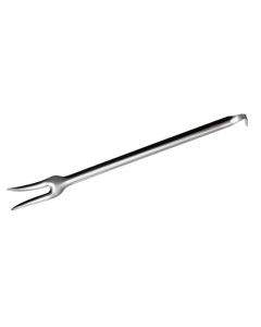 Forchettone a 2 punte linea standard in acciaio inox cm 8,5x3,5