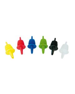 Set 12 Tappi versatori a getto continuo Mixage in materiale plastico