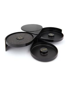 Bordatore per bicchieri Mixage con 3 Ripiani in ABS Ø cm 16 h cm 7