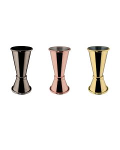 Misurino Jigger doppio Mixage in acciaio inox 18/10 placcato