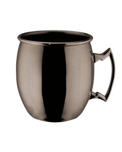 Tazza moscow mule bombata Mixage Black in acciaio inox 18/10 placcato nero
