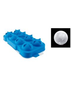 Stampo in silicone Mixage a forma di 8 sfere di ghiaccio