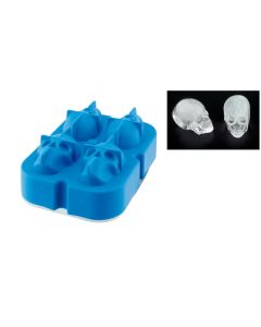 Stampo in silicone Mixage a forma di 4 teschi di ghiaccio