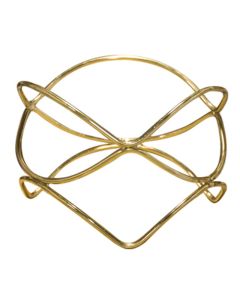 EFAY Stand antiscivolo universale oro Dance in acciaio rivestito in PVC