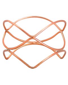 EFAY Stand antiscivolo universale rame Dance in acciaio rivestito in PVC