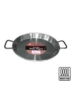 GARCIMA La Ideal Pata Negra Paella Valenciana per induzione in ferro spazzolato