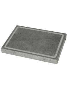 Pietra lavica rettangolare cm 20x30 per articolo 341