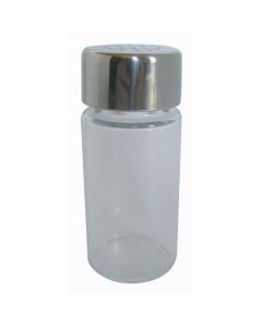 Vetro spargisale/pepe completo di tappo in acciaio inox 18/10 per articoli 1251-1252-1253-1255